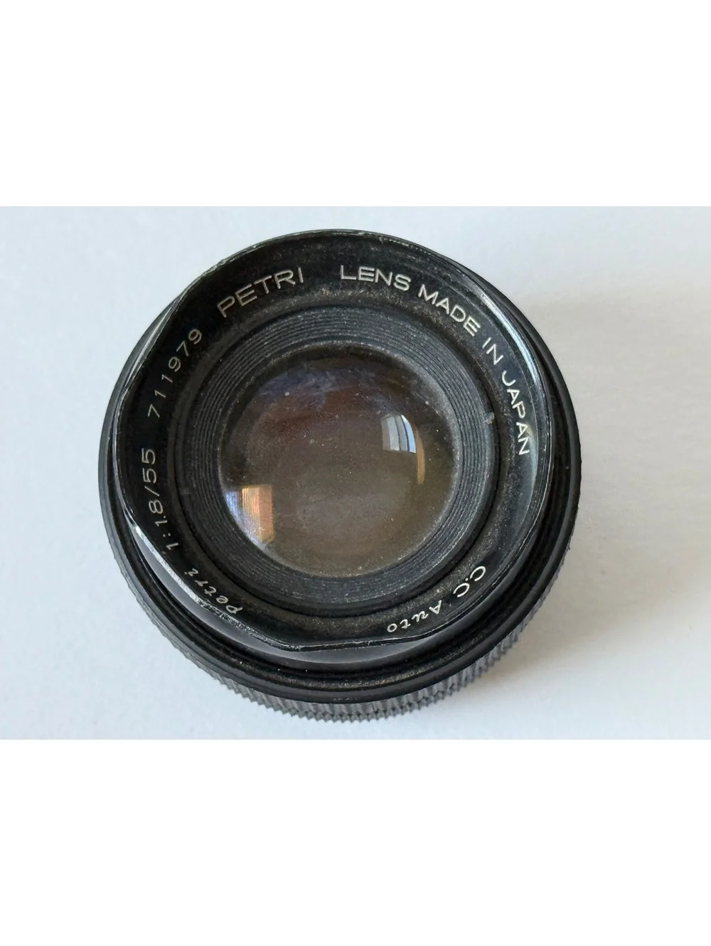 Petri CC Auto 55mm f/1.8 Lens M42 Mount — Clean Clear Glass — Portrait Lens